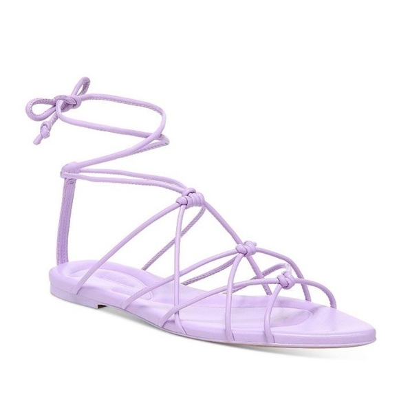 Vince Womens Kenna Purple Ankle Strap Sandals - Picture 1 of 12